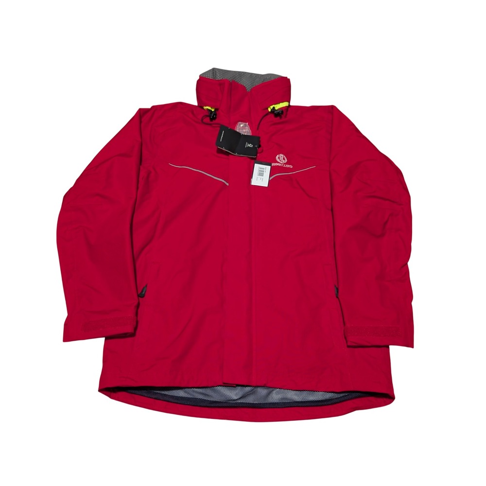 Henri Lloyd Coast Jacket Mens L Red Y00326 Waterproof Sailing Marine Shell New